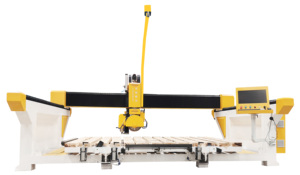 Granite <span class=keywords><strong>CNC</strong></span> đá cắt 5 trục cầu đã thấy máy với <span class=keywords><strong>router</strong></span> chất lượng tốt với giá tốt - Product Image 4