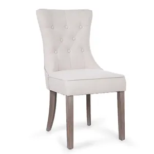 5KS29659-KD yemek odası sandalye ahşap bacak pamuk kumaş lüks Modern mobilya yemek restoran yemek sandalyesi