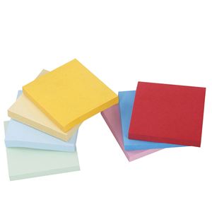 กระดาษโน้ตแบบมีกาวในตัว ขนาด 3x3 นิ้ว สีสันหลากหลาย สำหรับขายส่ง รับทำตามสั่ง อุปกรณ์เครื่องเขียนสำหรับโรงเรียน สติกเกอร์กระดาษ ป้ายโน้ตแบบมีกาวในตัว - Product Image 4