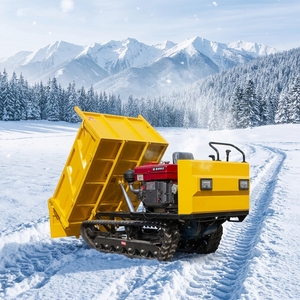 Envío Gratis: Mini Dumper de Gasolina sobre Orugas, Portátil, de 500kg, 800kg, 1000kg, 1 Tonelada, 2 Toneladas, 8 Metros Cúbicos, para Construcción - Product Image 1