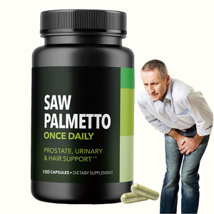 Supplément Saw Palmetto de logo privé de ventes directes d'usine, extrait et poudre de composé d'acides gras de capsule de palme de scie pour les hommes - Product Image 2