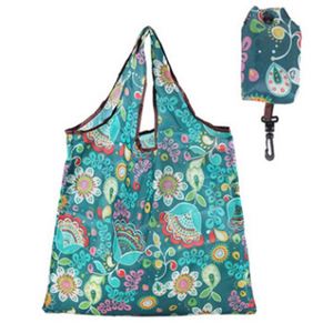 <b>Foldable</b> Shopping <b>Bags</b> Recyclable Grocery Tote Pouch Eco-Friendly Heavy Duty Washable Polyester Folding Shopping <b>Bag</b> - Product Image 1