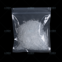 Embouts de pipette transparents jetables de 10 µL, 32 mm, fournitures de laboratoire, emballés dans un sac