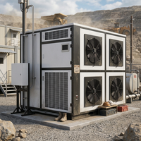 Générateur d'eau atmosphérique 2000L/D avec contrôle PLC et osmose inverse pour usage industriel, agricole, ferme, village, île