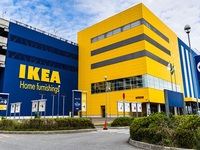 Structure en acier préfabriquée moderne, durable et écologique, résistante au vent, pour supermarchés, entrepôts, ateliers, centres commerciaux et hôpitaux