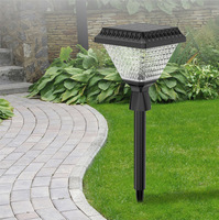 Poste solaire moderne pour maison intelligente, porte extérieure européenne, poteau de lampe de jardin