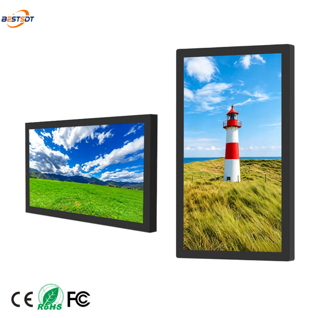 4K UHD Outdoor Digital Signage IP65 Full Lamination DLED Display with Animation for Retail Store Advertising