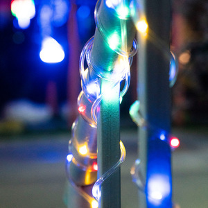 LED Solar Powered Colorful Strip Lights Outdoor Waterproof For Courtyard Balcony Garden Decoration - Product Image 2