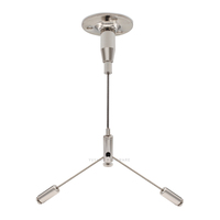 Panneau d'affichage en laiton personnalisé pour câble de suspension suspendu au plafond Kit de suspension réglable pour câble de montage au plafond