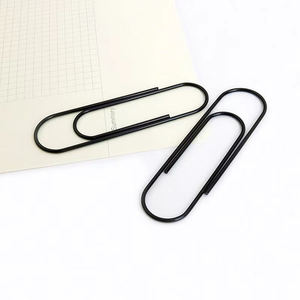 Trombone en métal de grande taille standard de couleur noire de 100mm - Product Image 6