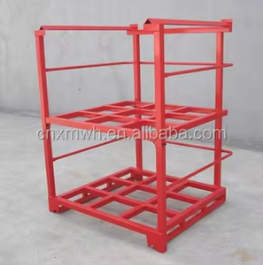 Protección contra la corrosión recubierta de polvo de acero laminado en frío, artículos portátiles plegables, estante de almacenamiento de neumáticos, apilamiento, diseño de palés usados - Product Image 5