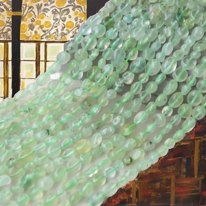 Venta al por Mayor de Cuentas de Piedra Natural de 15 Hilos, 6*8mm, Cuentas Sueltas Sin Forma para Hacer Joyas, Pulseras y Collares - Product Image 2