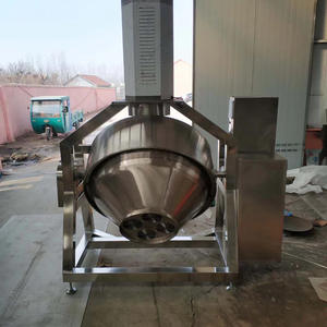 Pentola Industriale Ribaltabile in Acciaio Inox per Alimenti con Agitatore e Riscaldamento - Product Image 6