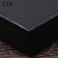 Emballage en carton de luxe avec Logo personnalisé, boîte en papier noire de haute qualité pour stylo, boîte cadeau de luxe, pièces
