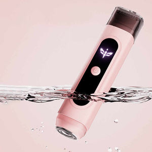 Étanche IPX6 Double Tête <span class=keywords><strong>Rasoir</strong></span> Électrique Rasoirs pour Dames Indolore Pubic Hair & Bikini Tondeuse Laser Type Ménage Outil - Product Image 1