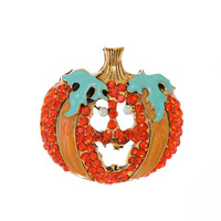 Nouveau design Halloween tête de citrouille broche pour femmes enfants Clowns légumes citrouille poitrine fleur broche personnalisée