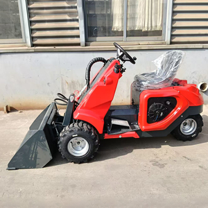 Chargeur sur pneus à trois roues économique CE EPA Euro 5 pour ferme et verger, transmission hydraulique, utilisation de marchandises, petit chargeur sur pneus - Product Image 6