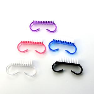 Nail Beauty Custom Atacado Venda Quente Mini Tamanho Removedor De Poeira Limpeza Chifre Preto Escova De Unhas - Product Image 4