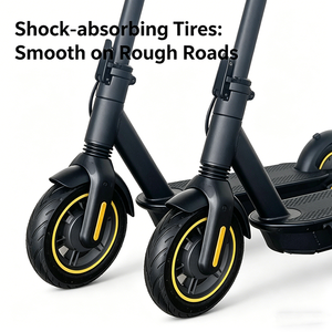 Scooter Todoterreno para Mayores de 12 Años con Neumáticos de Doble Suspensión para Césped, Grava y Pavimento DW-XS-T7-MAX Ajustable - Product Image 5