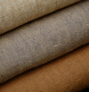 ผ้าป่านผ้าลินินย้อมสีคงทนสีสูงวัสดุเสื้อผ้าสไตล์เงินแบบเก่าพื้นผิว - Product Image 5