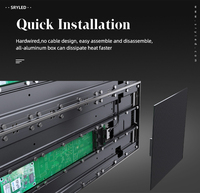 Pantalla LED GOB para Interiores P1.53 P2.5 de Paso Fino, 3.84x1.92m, Video Wall 4K HD para Sala de Control de Conferencias, México, Latinoamérica