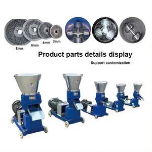 Máquina Eficiente para Procesar Alimentos para Aves de Corral, Ahorradora de Energía, Máquina Pequeña para Hacer Pellets de Alimento para Mascotas, Gatos y Perros - Product Image 2