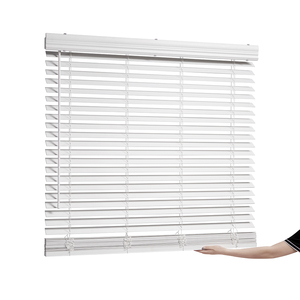 Modern Design Motorized PVC <b>Blinds</b> Factory Price Fauxwood Window Decorative Horizontal Pattern 3m Built-In Easy for Home Vietnam - Product Image 3