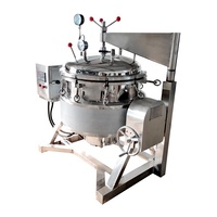 Pot Multi Fonction 500 L Industriel 100 Litres Commercial En Acier Inoxydable Autocuiseurs Électriques/Gaz/Vapeur