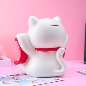 " Pot à Monnaie Porte-<span class=keywords><strong>Bonheur</strong></span> Golden List - Figurine Chat de la Richesse pour Décoration Festive, Salon et Rangement de Bureau - Product Image 3