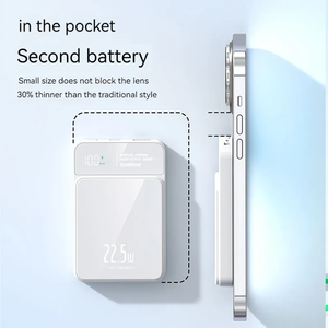10000mah 15W Smart Wireless banche di potere magnetiche 5000 Mah ricarica rapida caricabatteria portatile per <span class=keywords><strong>smartphone</strong></span> 25W di uscita - Product Image 5