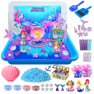 Vật nuôi biển trang trại theo chủ đề cảm giác cát chơi lưu vực Giáo Dục Sớm trò chơi cho những người nhỏ bé mẫu giáo dạy học hỗ trợ đồ chơi giáo dục - Product Image 2