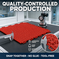 Dalles de sol modulaires à emboîtement pour couverture de surface personnalisée, dalles de terrain de sport, devis rapide pour projets de revêtements sportifs