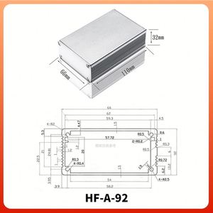 Customized Anodised Aluminum Extrusion Battery <b>Enclosure</b> Mini PC Control Box Electronics Instrument <b>Enclosures</b> - Product Image 3