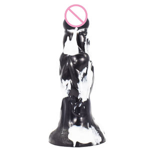 YOCY Gigantische realistische Silikon Erotik Anal Plug Alien Tier Wolf Knoten Penis Dildos mit Saugnapf für Frauen - Product Image 4