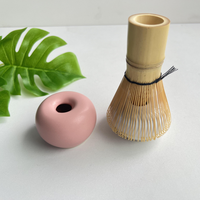Support en céramique pour fouet à matcha, support pour Chasen, accessoires pour ensemble de thé matcha traditionnel en bambou