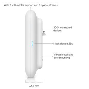Punto de Acceso WiFi 7 para Exteriores U7 Pro Original de Marca, Nuevo, para Todo Clima, con 6 Flujo Espaciales, Puntos de Acceso WiFi de Doble Banda para Exteriores U7 Pro - Product Image 4