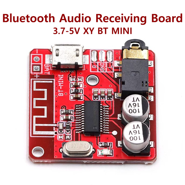 Audio Receiver Board 5.0 Mp3 Lossless Decoder Board Wireless Stereo Music Module 3.7-5v Xy-bt-mini