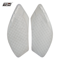 Almohadilla Antideslizante Universal de PVC para Tanque de Combustible de Motocicleta, Color Blanco Lechoso, 280x110mm, Personalizable