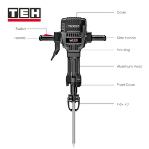 Martillo eléctrico <span class=keywords><strong>de</strong></span> mano <span class=keywords><strong>de</strong></span> alta resistencia <span class=keywords><strong>de</strong></span> 2200W, martillo <span class=keywords><strong>de</strong></span> demolición, martillo <span class=keywords><strong>de</strong></span> roca, triturador <span class=keywords><strong>de</strong></span> hormigón, demolición <span class=keywords><strong>de</strong></span> hormigón - Product Image 5