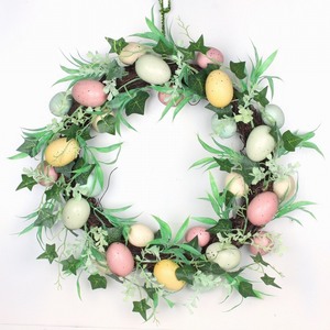 OEM Design Custom <strong>Easter</strong> Decoration Egg Rabbit <strong>Easter</strong> Bunny <strong>Wreath</strong> for <strong>Door</strong> Home Decor - Product Image 3