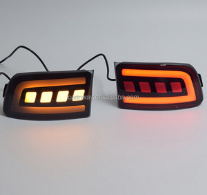 Led pour Prado feu de pare-chocs arrière fumée pièces de carrosserie automobile feu de pare-chocs arrière pour Toyota Land Cruiser Prado 2003-2009 - Product Image 3