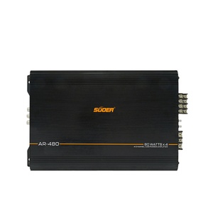 Module d'amplificateur audio pour voiture Suoer AR-480-B 1000W, gamme complète, classe AB, 12V, avec puissance RMS de 1500W et combinaison de filtres - Product Image 1