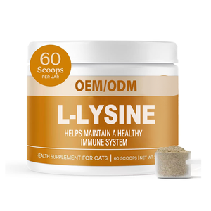Polvere di Lisina per Gatti OEM/ODM Integratore per il Supporto Immunitario con Quercetina e Postbiotici Aiuta a Mantenere una Normale Salute degli Occhi - Product Image 1