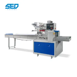 Pillow Type Packing Machine Automatic Horizontal Bottom Film Type Pillow Vegetable And Fruit Flow Wrapping Packing Machine