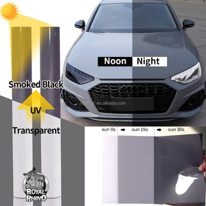 <span class=keywords><strong>Pellicola</strong></span> Fotocromatica ROYAL RHINO UV per Fari Auto, da <span class=keywords><strong>Trasparente</strong></span> a Nero e Viola - Product Image 1