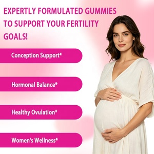 Gomitas de Fertilidad de Marca Privada OEM, Suplementos de Fertilidad para Mujeres con CoQ10, Mioinositol, Vitaminas para el Equilibrio Hormonal Prenatal - Product Image 3