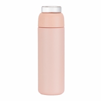 Bouteille isotherme en acier inoxydable à double paroi PINKAH 550 ml avec infuseur à thé individuel en verre borosilicate pour le bureau