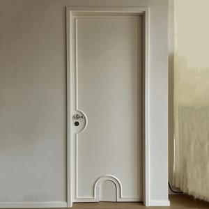 Puerta Francesa <span class=keywords><strong>de</strong></span> Lujo Blanca <span class=keywords><strong>para</strong></span> Mascotas, Mueble <span class=keywords><strong>para</strong></span> el Hogar, Insonorizada, <span class=keywords><strong>de</strong></span> Vidrio Templado, con Placa <span class=keywords><strong>de</strong></span> Protección Contra el Polvo, en Oferta - Product Image 1