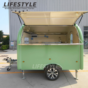 Restaurant mobile Burger Van Remorque de restauration Pizza Taco Bubble Tea Camion de crème glacée et de café Petits chariots de nourriture et remorques de nourriture - Product Image 6