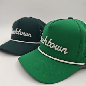 Performance Waterproof Sports Baseball <b>Cap</b> Wholesale Embroidery Logo Polyester Rope Hat 5 Panel Custom Snapback <b>Caps</b> Unisex Dot - Product Image 4